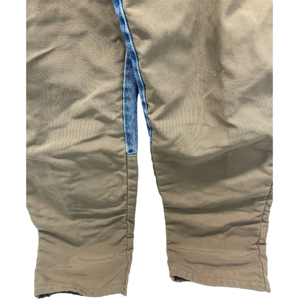 Remington Mens 38/33 Blue W/ Brown‎ Patch For Durability Out Door Workwear Jeans